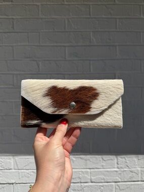 Beaudin Genuine Cowhide Envelope Wallet Clutch
